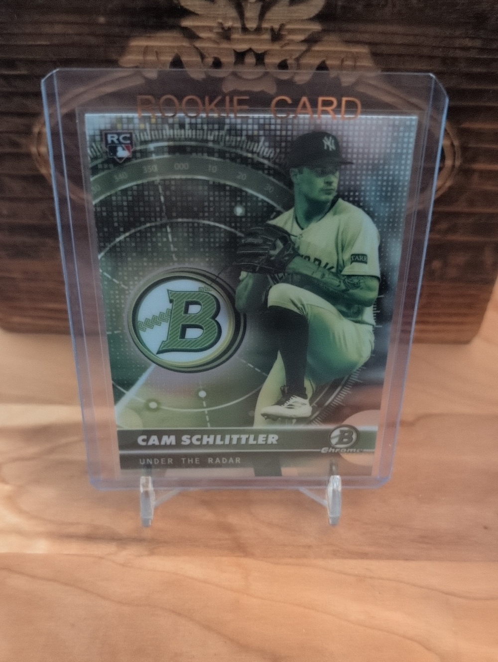 2026 Bowman Chrome Cam Schlittler Under The Radar Green Rookie Card Yankees